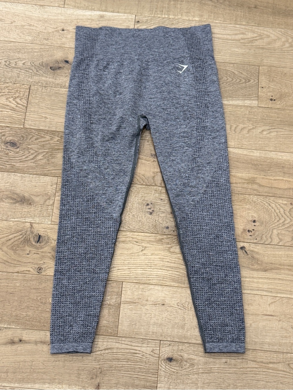 EUC Gymshark Vital Seamless Grey Leggings - Size Large